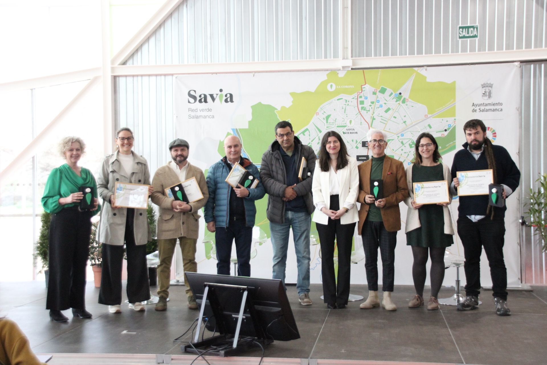 entrega de los reconocimientos a los ‘Ciudadanos Savios’ con motivo de la celebración del ‘Savia Day’