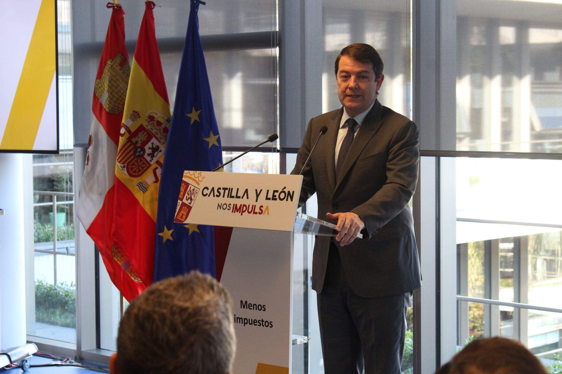 Alfonso Fernández Mañueco (presidente de la Junta de Castilla y León) en la presentación | Foto: Carlos Gago