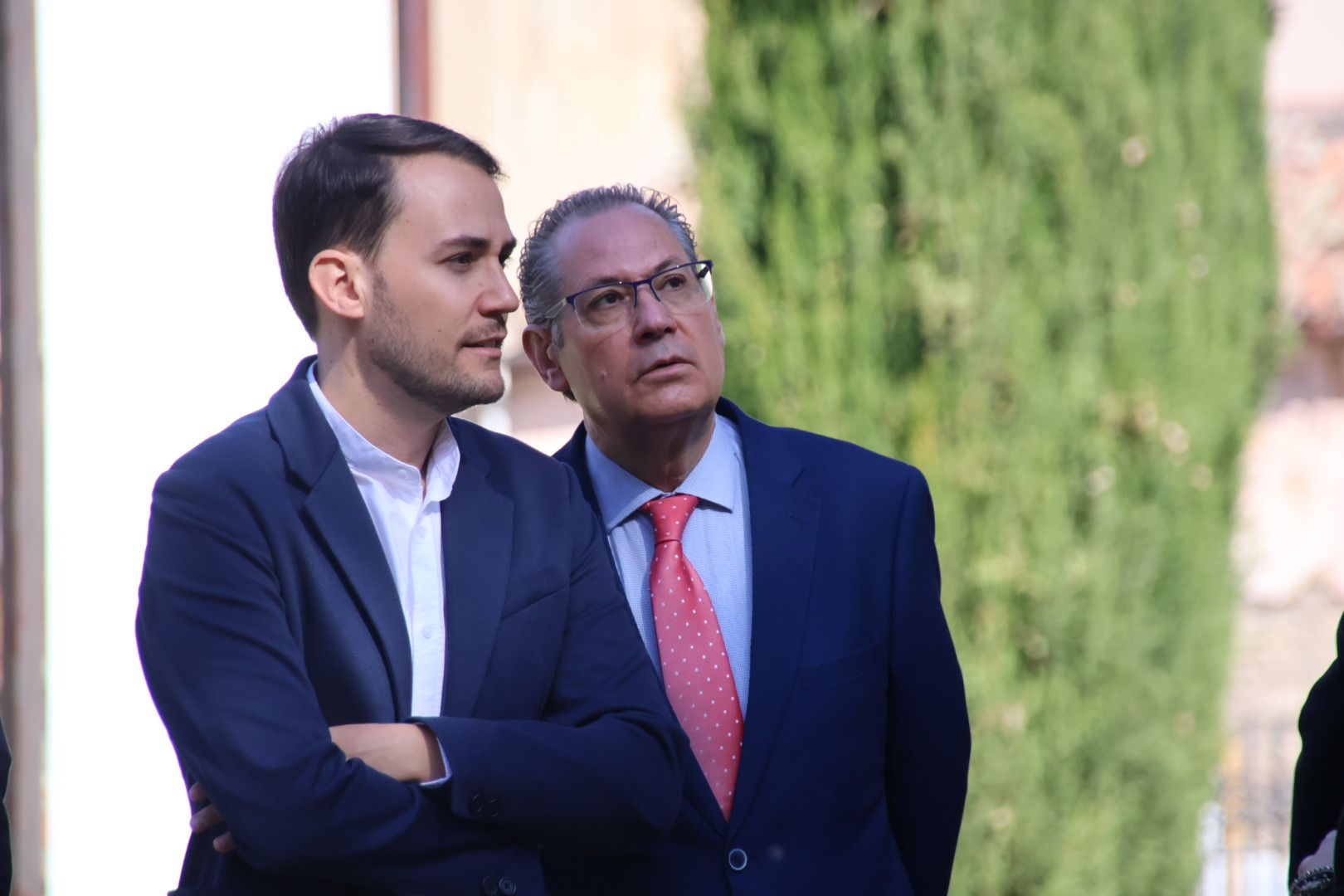 Ángel Fernández Silva y Fernando Carabias en la presentación de la candidatura del PP al Ayuntamiento de Salamanca