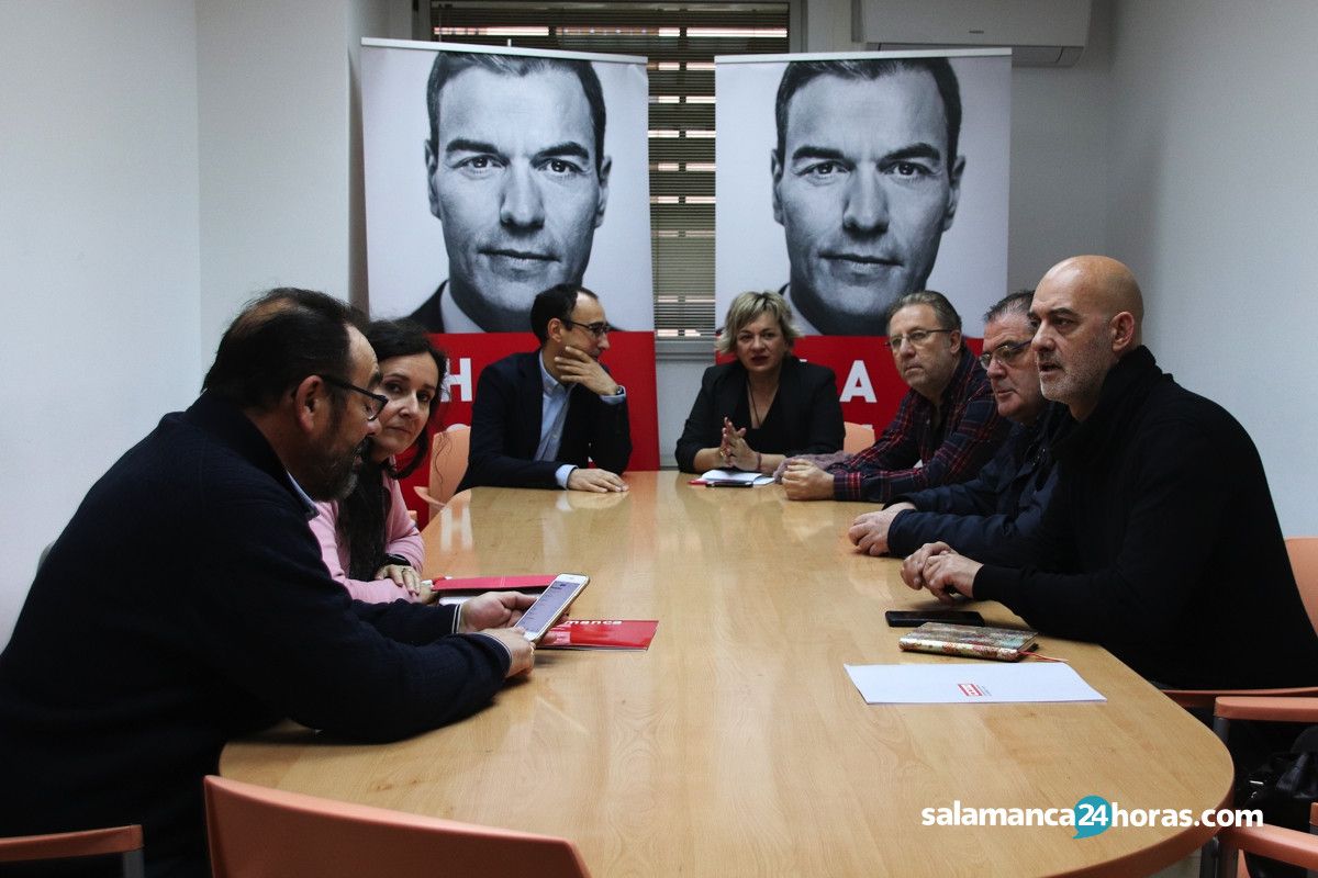  Reunión PSOE con direcciones provinciales de UGT y CCOO1 