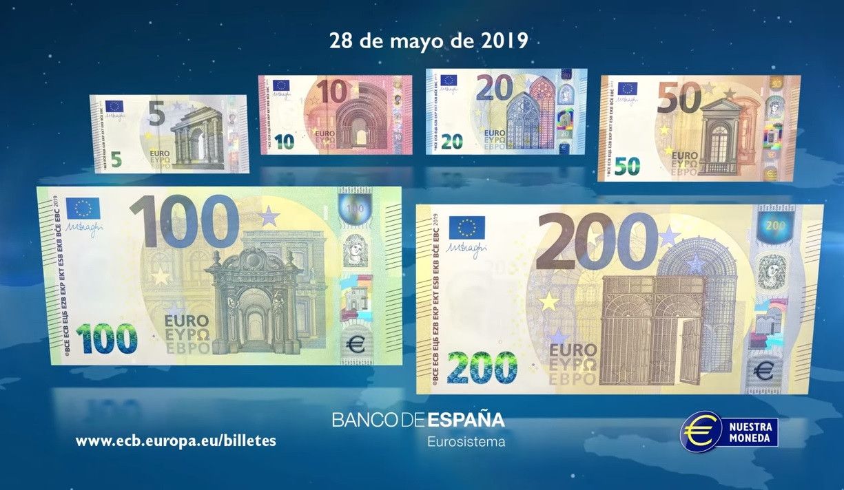 Ya en circulación los nuevos billetes de 5 euros