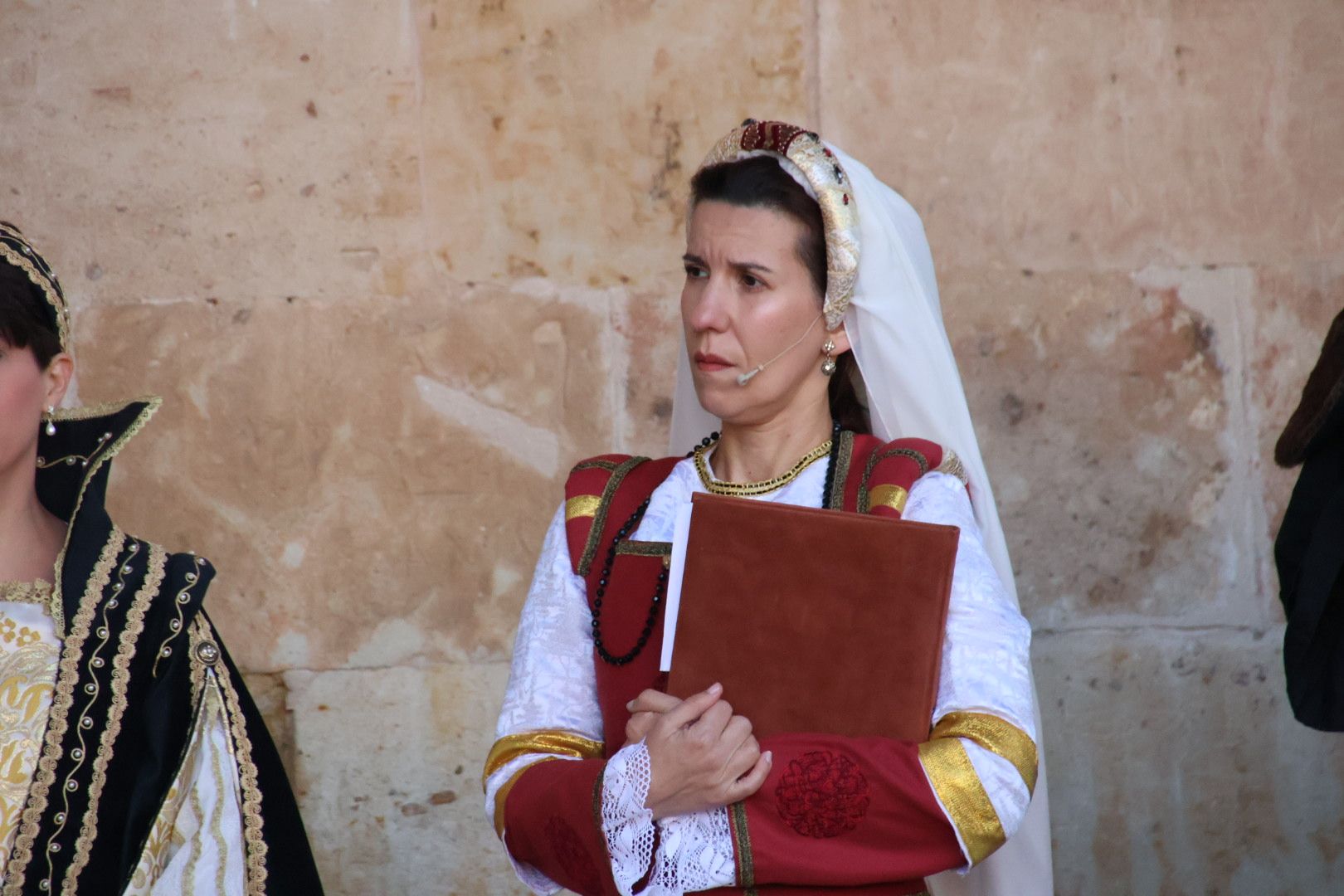 Teatralización entrevista Colón con los Reyes Católicos