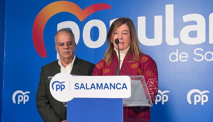 José María Sánchez y Carmen Sánchez Bellota, procuradores del PP por Salamanca
