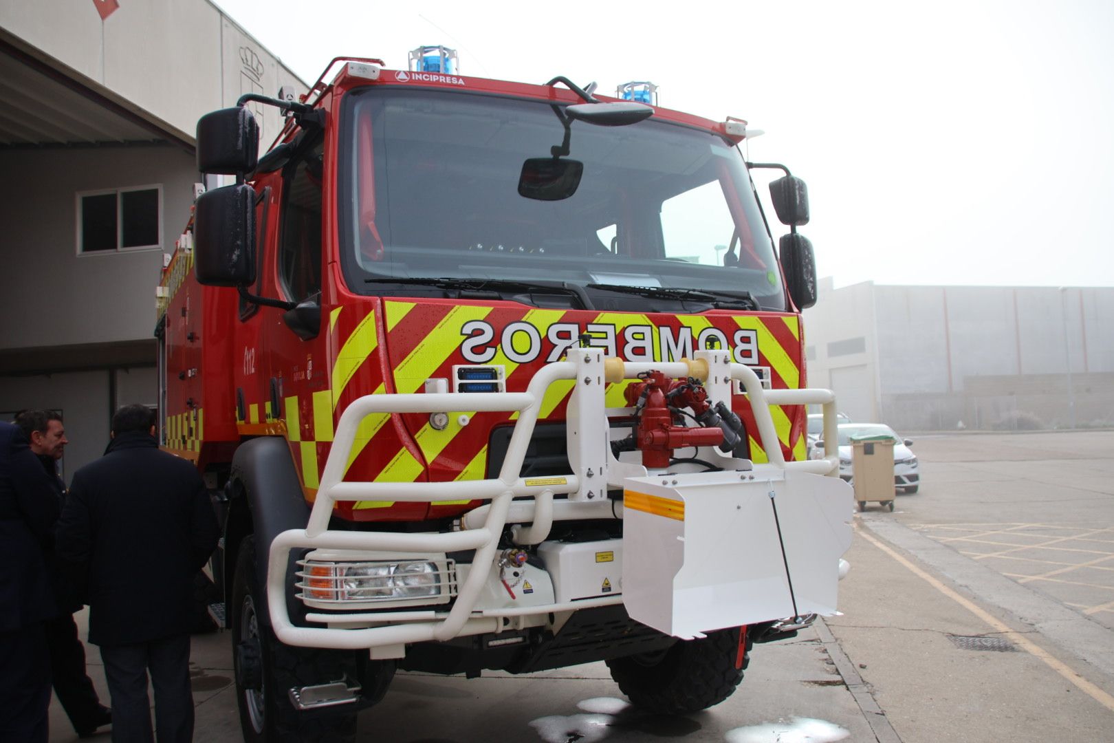 Presentación de dos camiones autobombas forestales para el Servicio de Prevención, Extinción de incendios y Salvamento de la Diputación de Salamanca