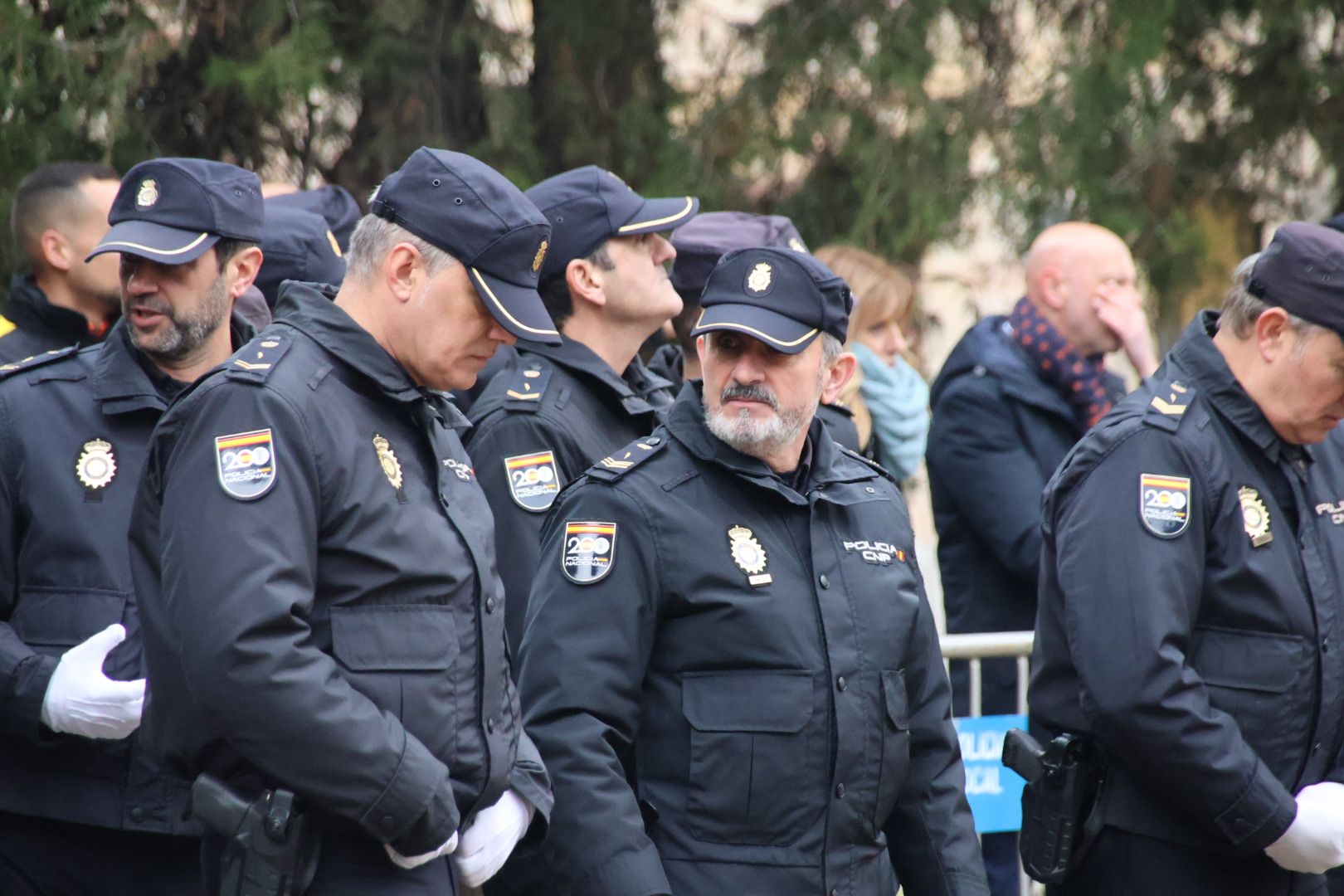 BANDERA ESPAÑA POLICA NACIONAL (EXTERIOR)