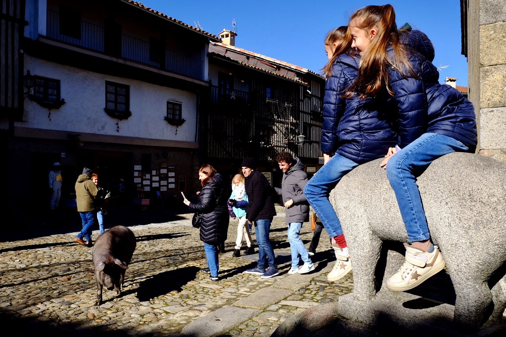 La suerte del marrano, para los niños oncológicos de Salamanca en La Alberca