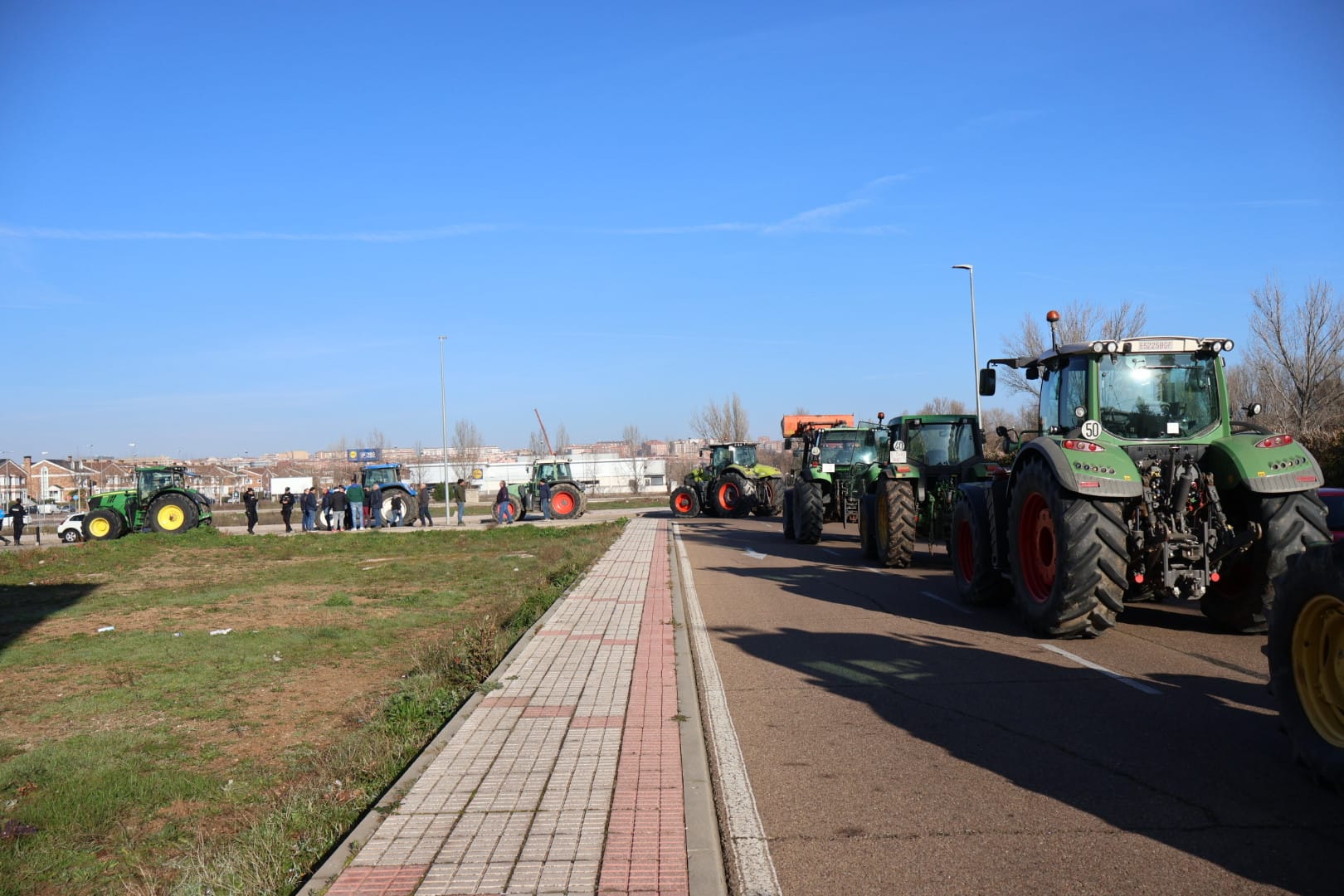 Protesta de los agricultores y ganaderos en Salamanca, viernes, 2 de febrero. Fotos Andrea M (13)