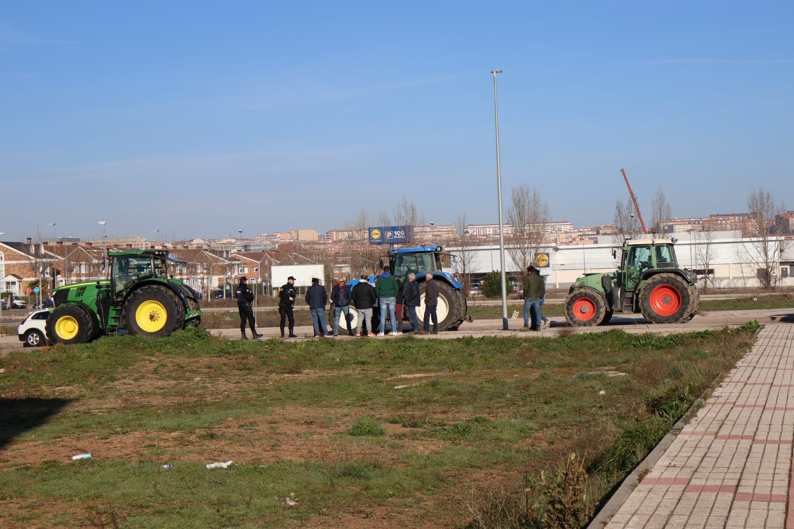 Protesta de los agricultores y ganaderos en Salamanca, viernes, 2 de febrero. Fotos Andrea M (14)