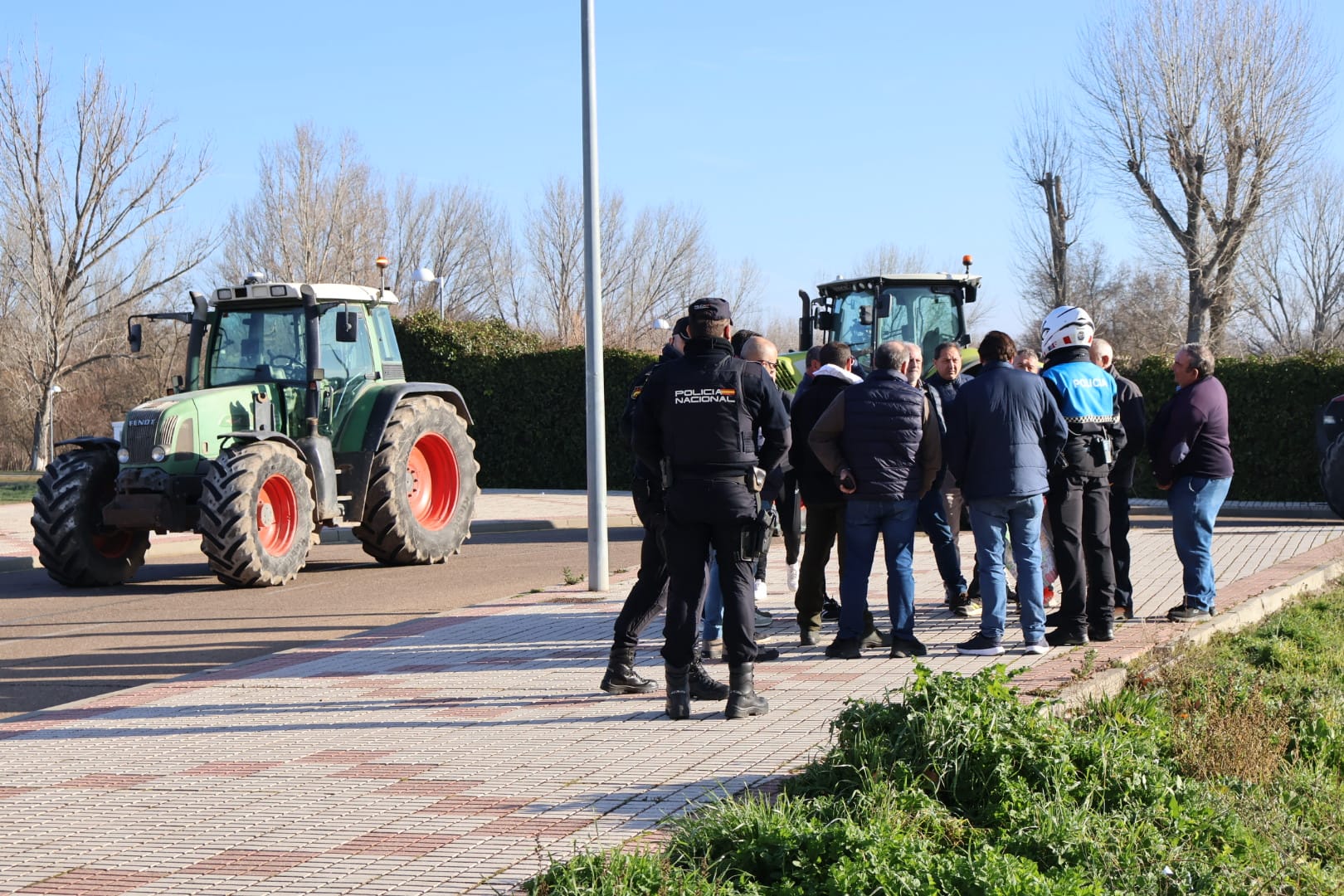 Protesta de los agricultores y ganaderos en Salamanca, viernes, 2 de febrero. Fotos Andrea M (17)
