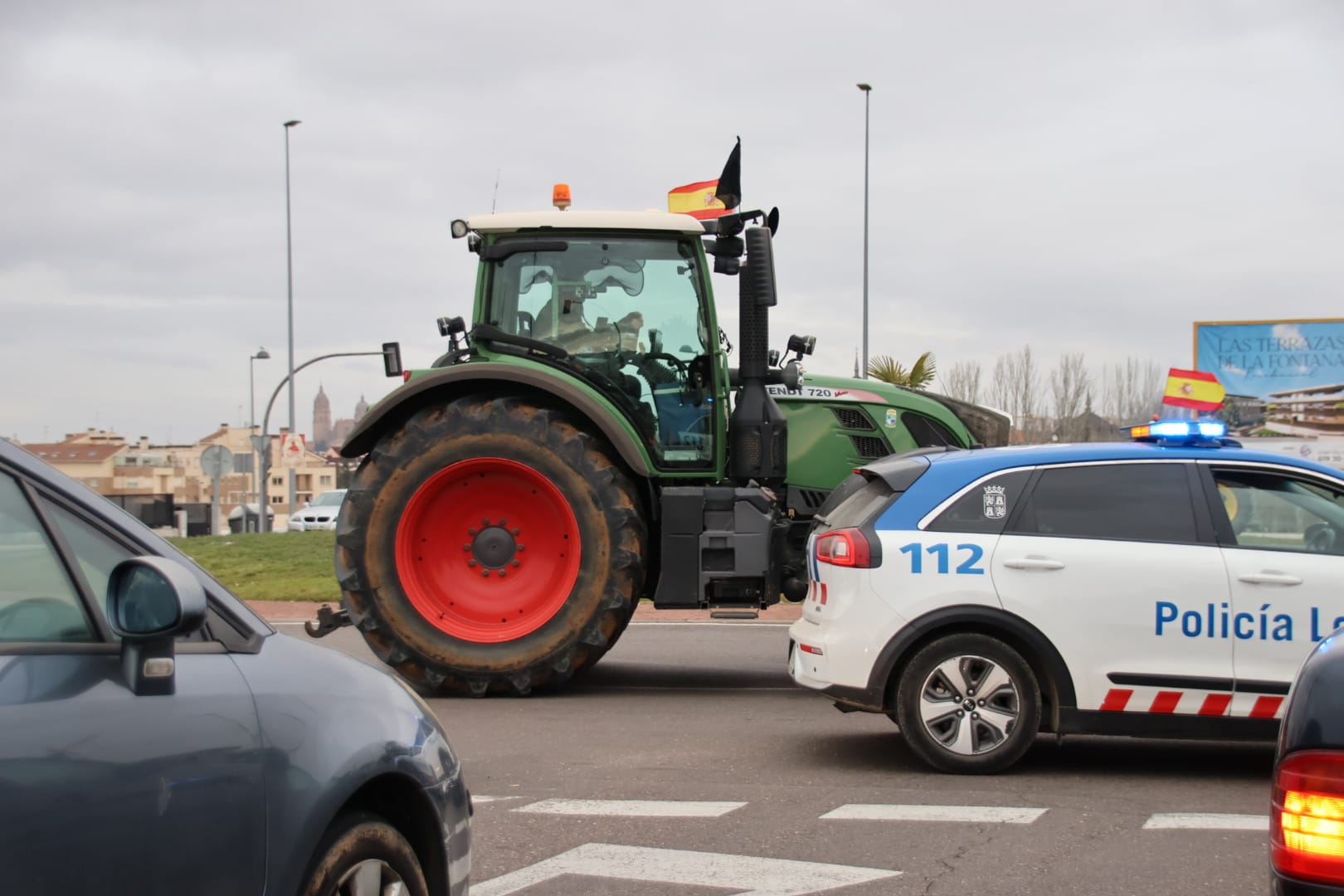 Tractorada en Salamanca este miércoles, 7 de febrero (6)