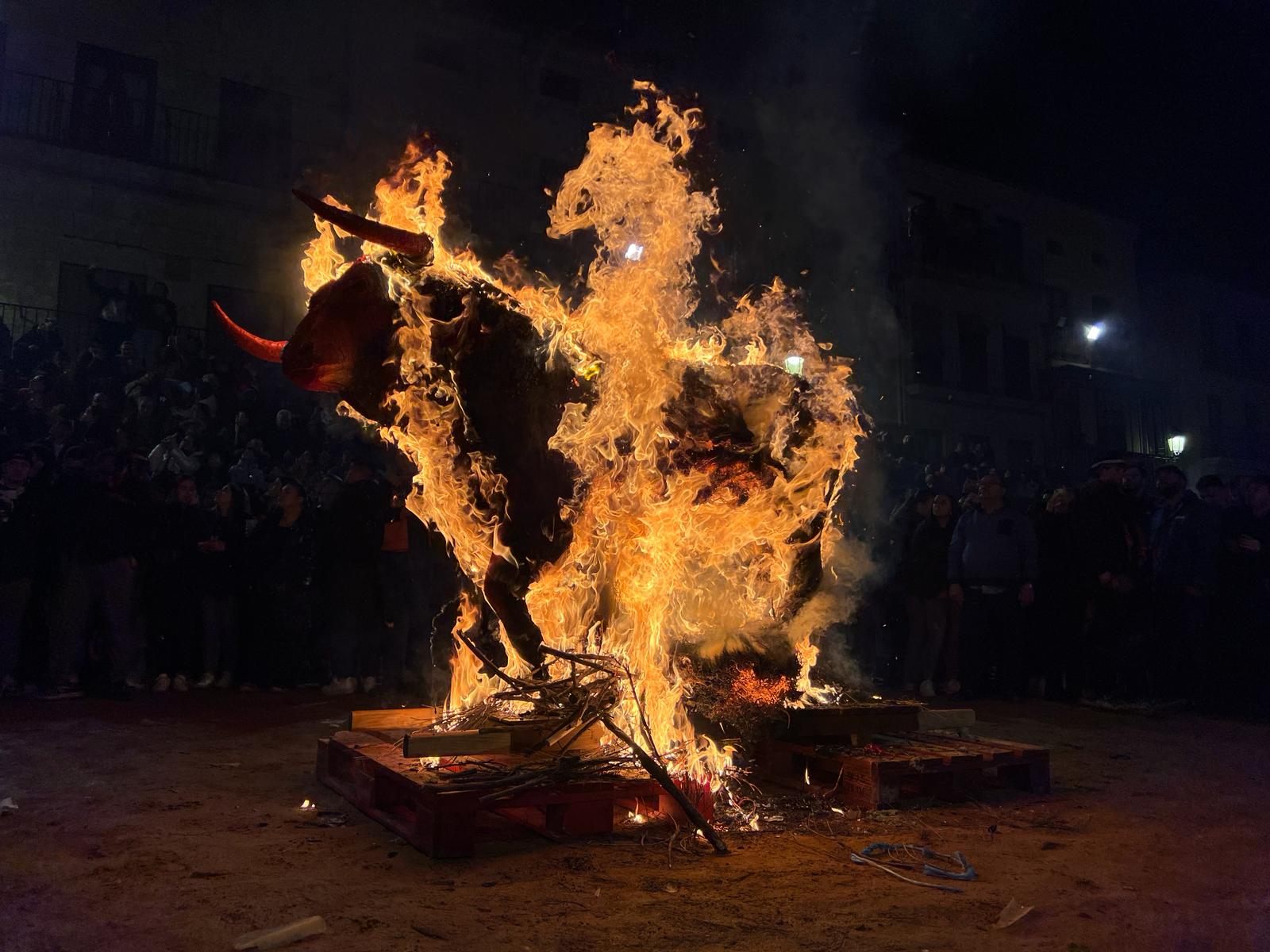 GALERÍA | Pasacalles con la quema del toro de cenizos y petición de cenizos en Ciudad Rodrigo. Fotos: Verónica Tapia