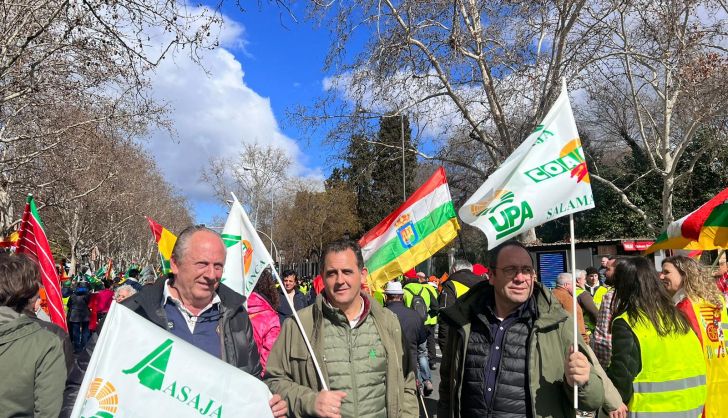 Agricultores salmantinos en Madrid 