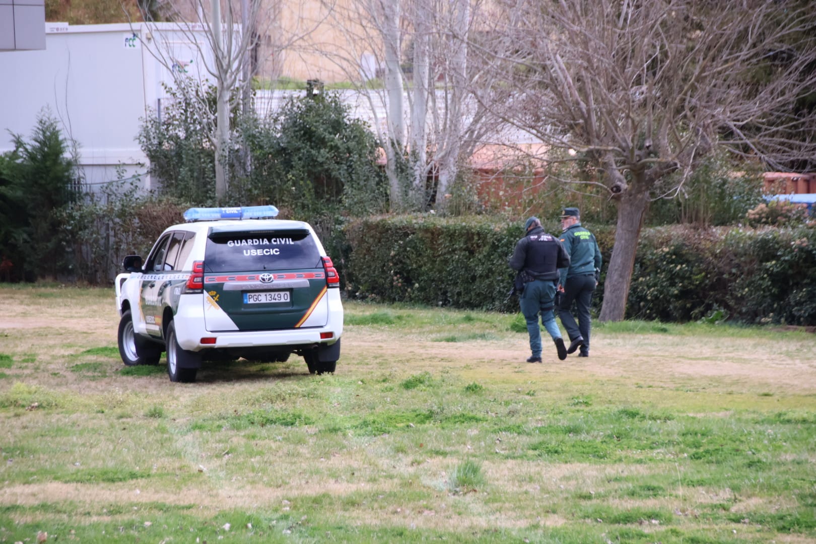 Gran despliegue policial para buscar a un preso fugado en el hospital de Salamanca 