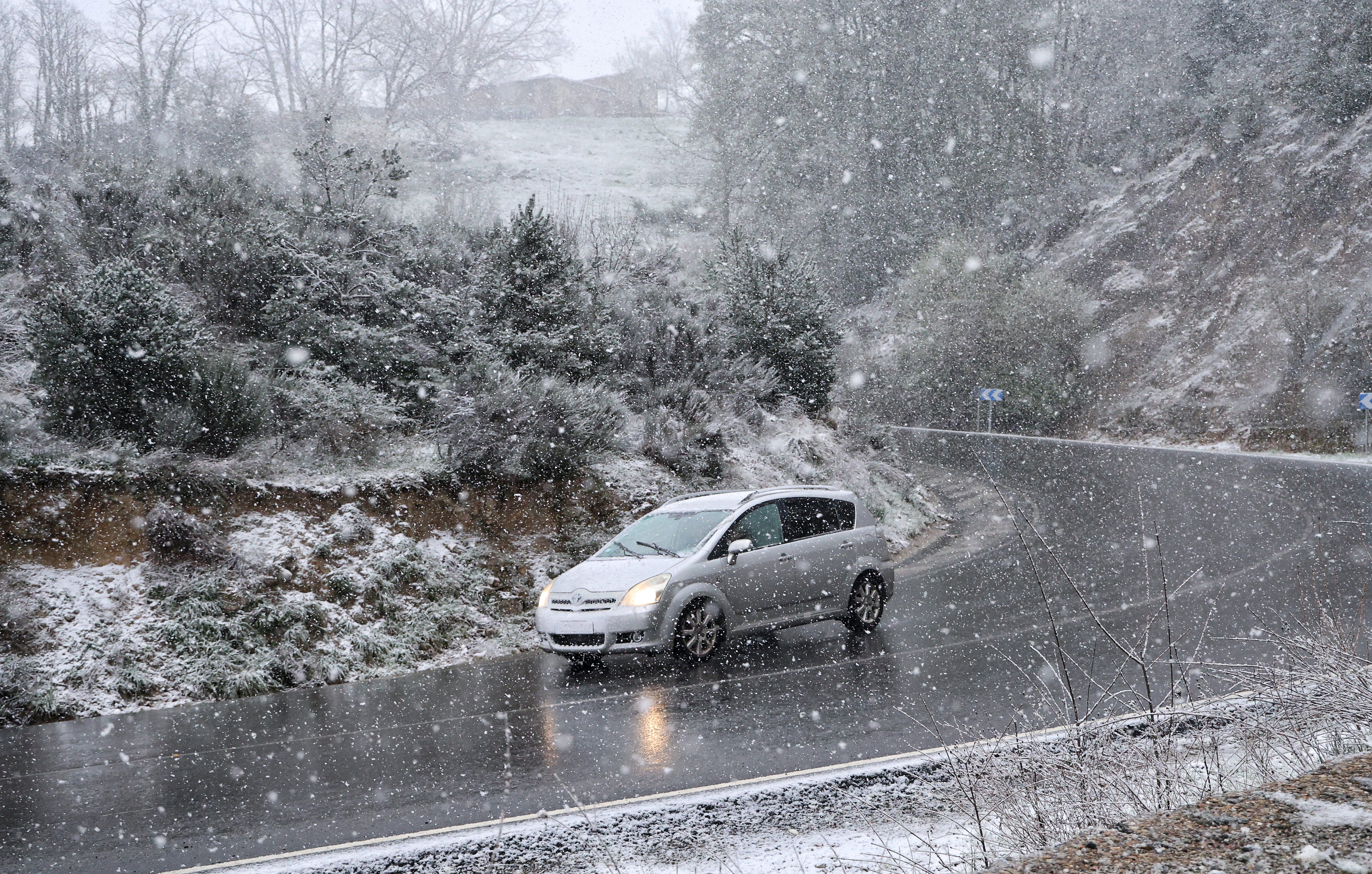 Nieve en la provincia de Salamanca. Vicente/ICAL