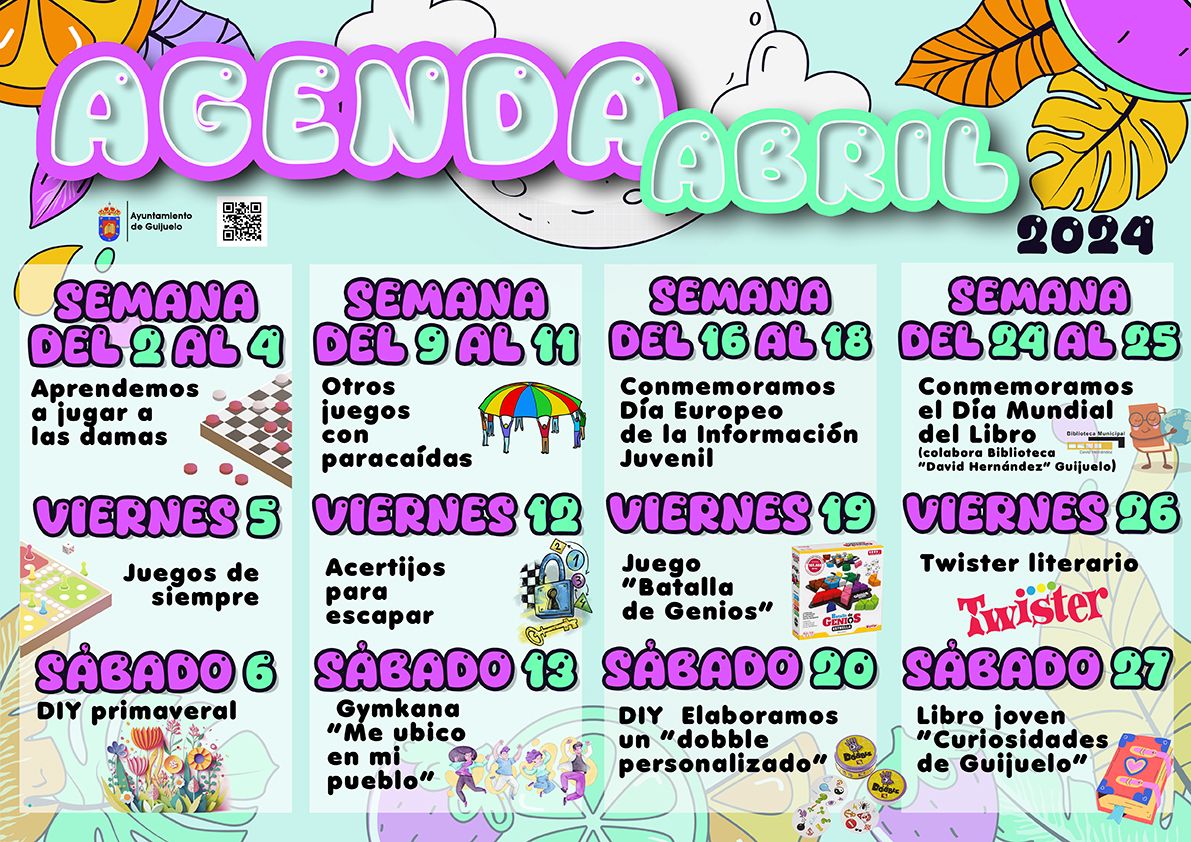 agenda ABRIL 24