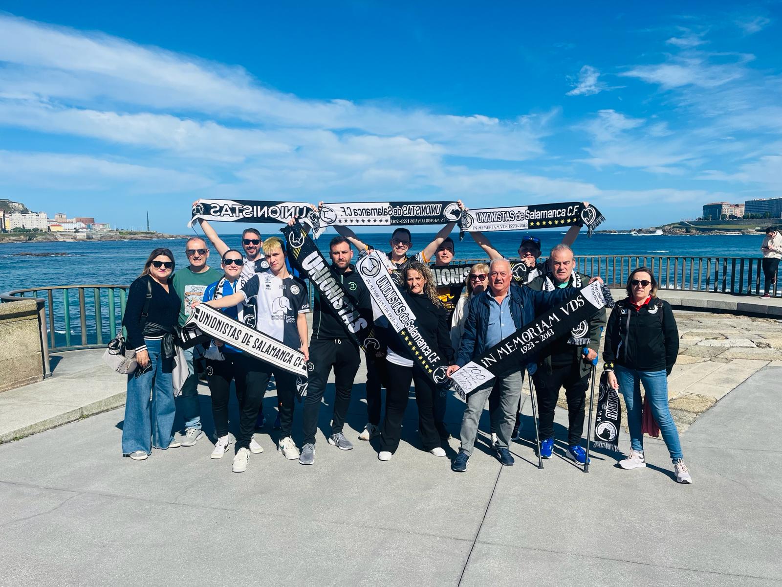 Aficionados de Unionistas en A Coruña | FOTO SALAMANCA24HORAS.COM