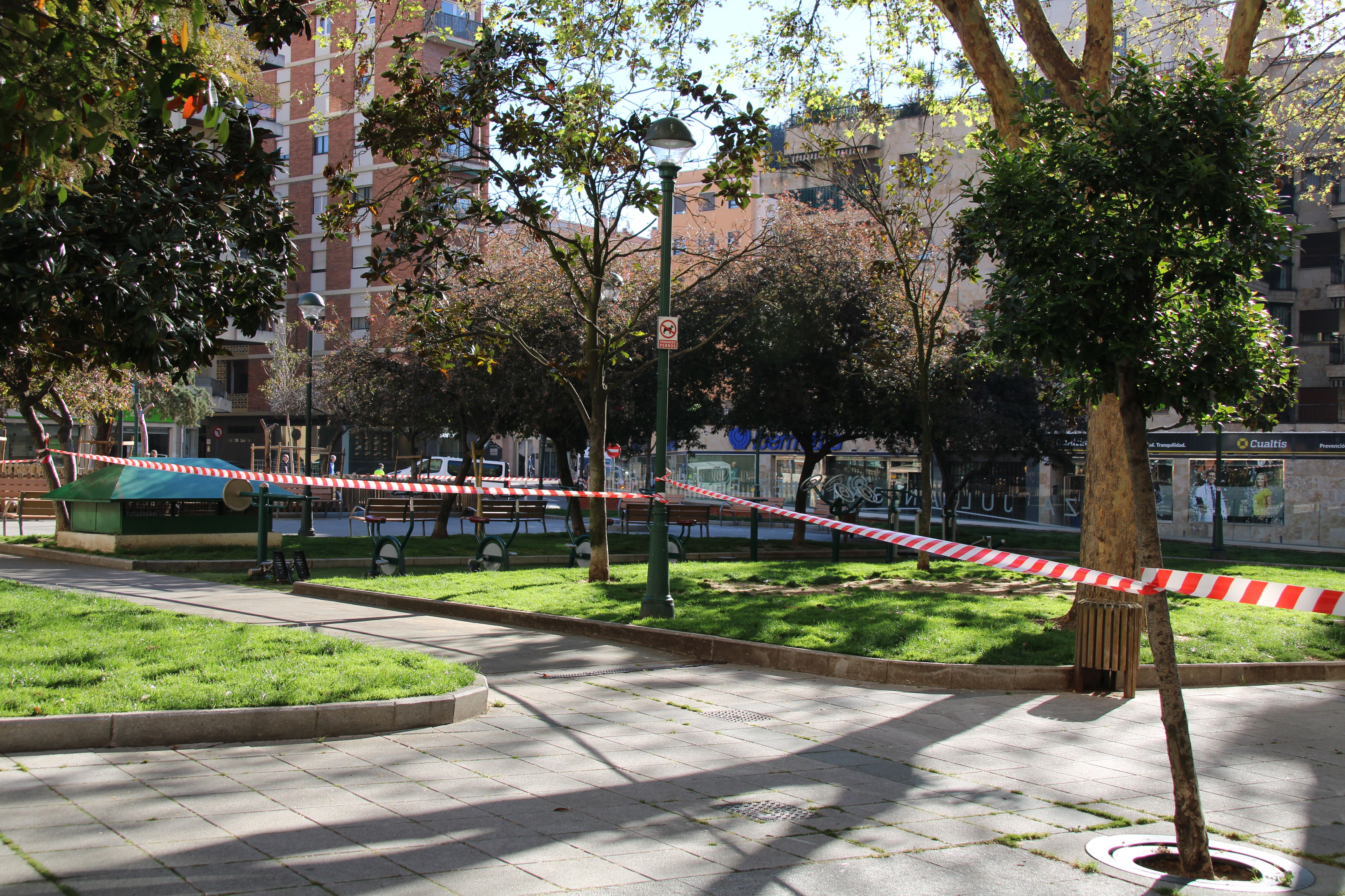Cortan la plaza Julián Sánchez El Charro al doblarse las patas de un andamio de grandes dimensiones (1)