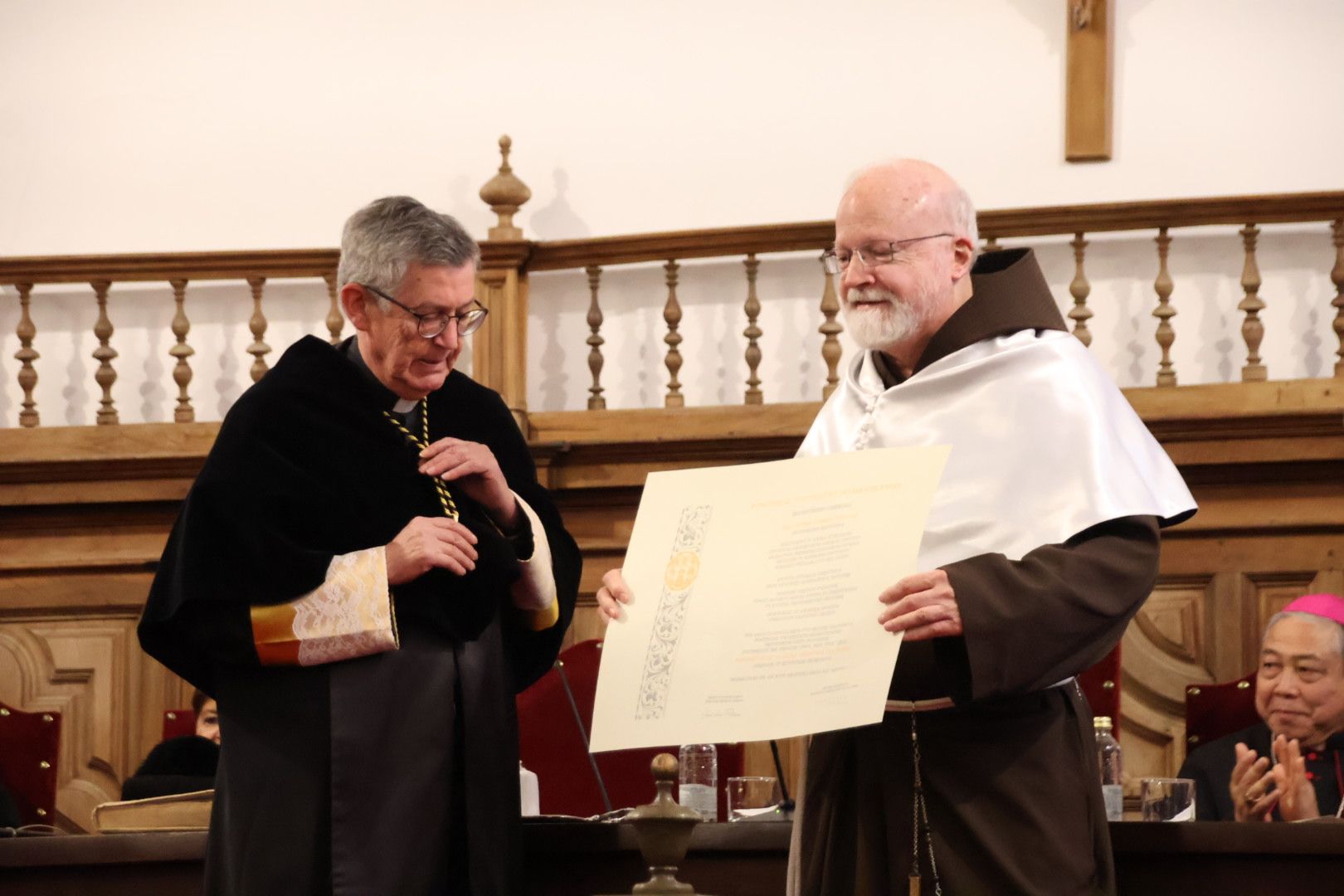 Investidura del cardenal Seán Patrick O'Malley, OFMCap, como doctor honoris causa
