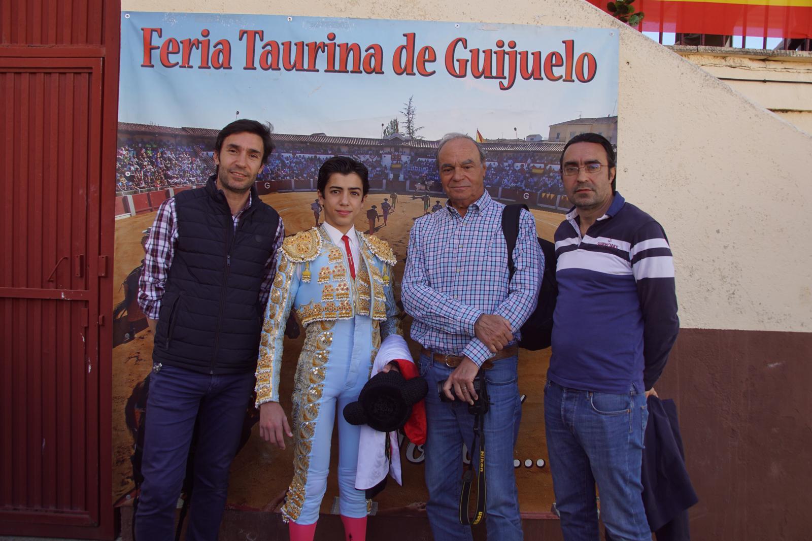 Marco Pérez en la plaza de Toros de Guijuelo