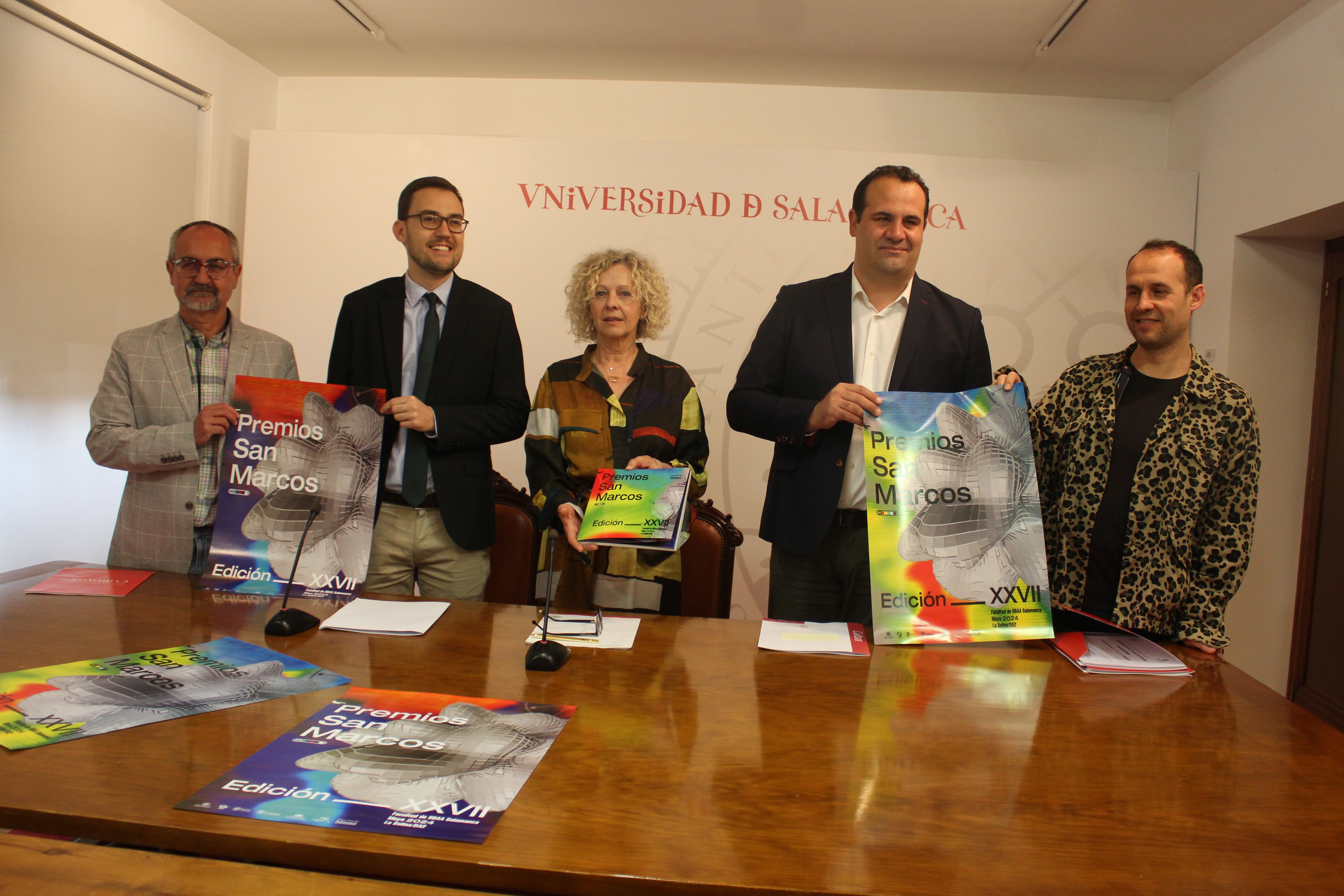  Presentación de la XXVII edición de los Premios San Marcos de la Universidad de Salamanca.