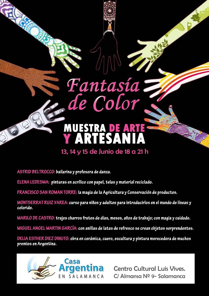 Muestra de ArteSania Casa de los argentinos2