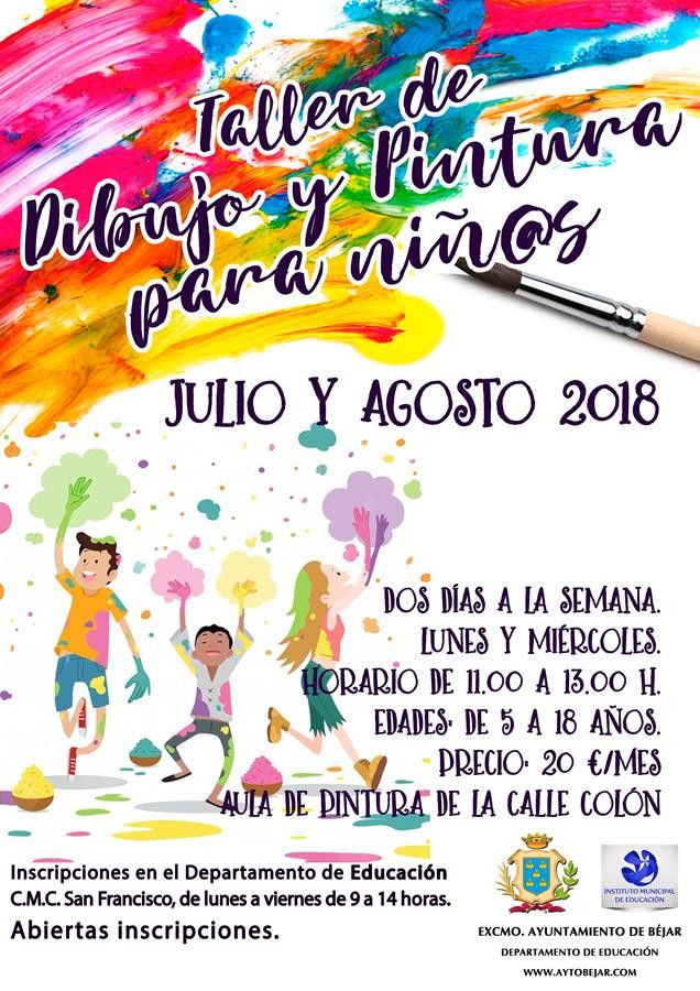 Cartel curso dibujo pintura verano 2018 (Copy)