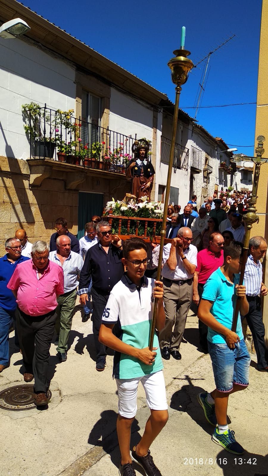  Villarino procesión San Roque y charros (3) 