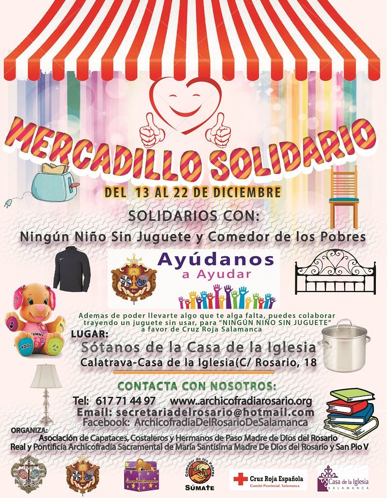 Cartel Mercadillo Solidario