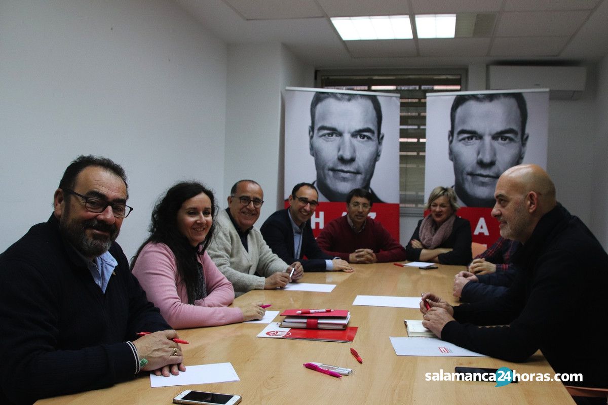  Reunión PSOE con direcciones provinciales de UGT y CCOO5 