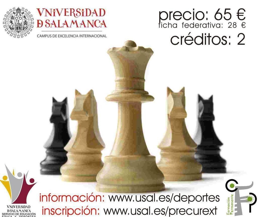 Feudo Fuera de cocina La Universidad oferta el curso de monitor de ajedrez