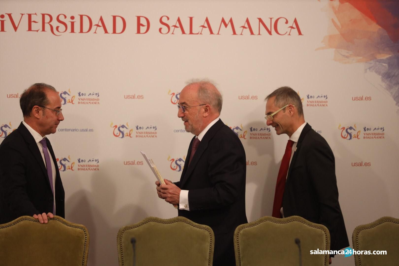  Rueda de prensa de Santiago Muñoz Machado antes de ser investido doctor honoris causa 4 