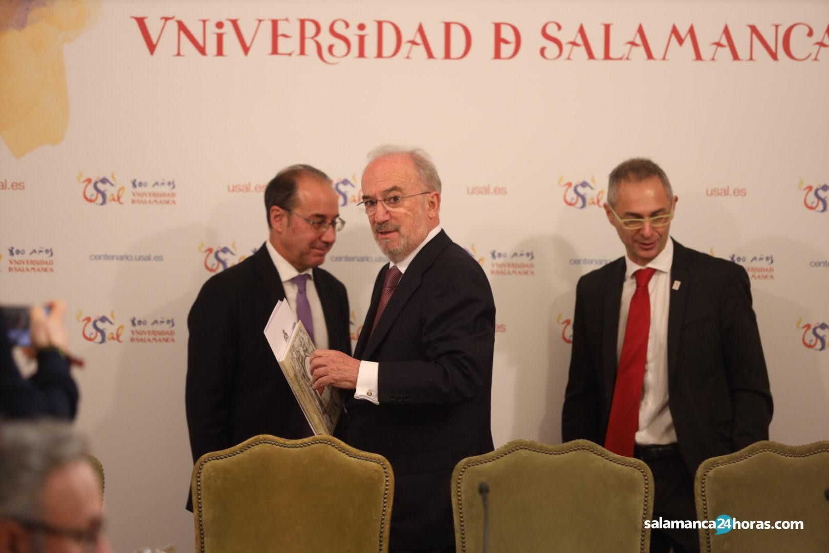  Rueda de prensa de Santiago Muñoz Machado antes de ser investido doctor honoris causa 3 