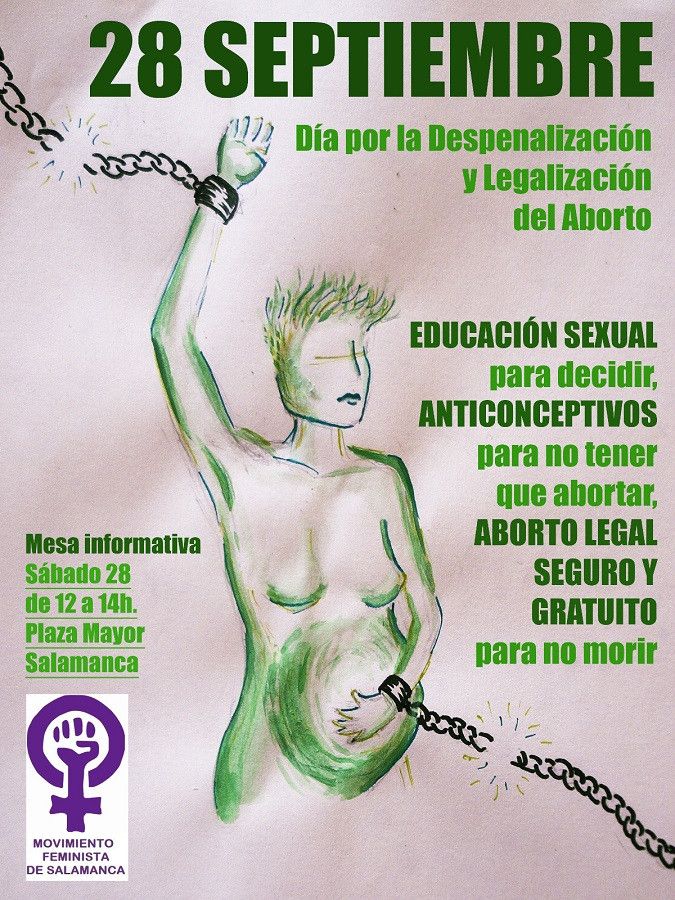 28S DESPENALIZACIÓN Y LEGALIZACIÓN DEL ABORTO