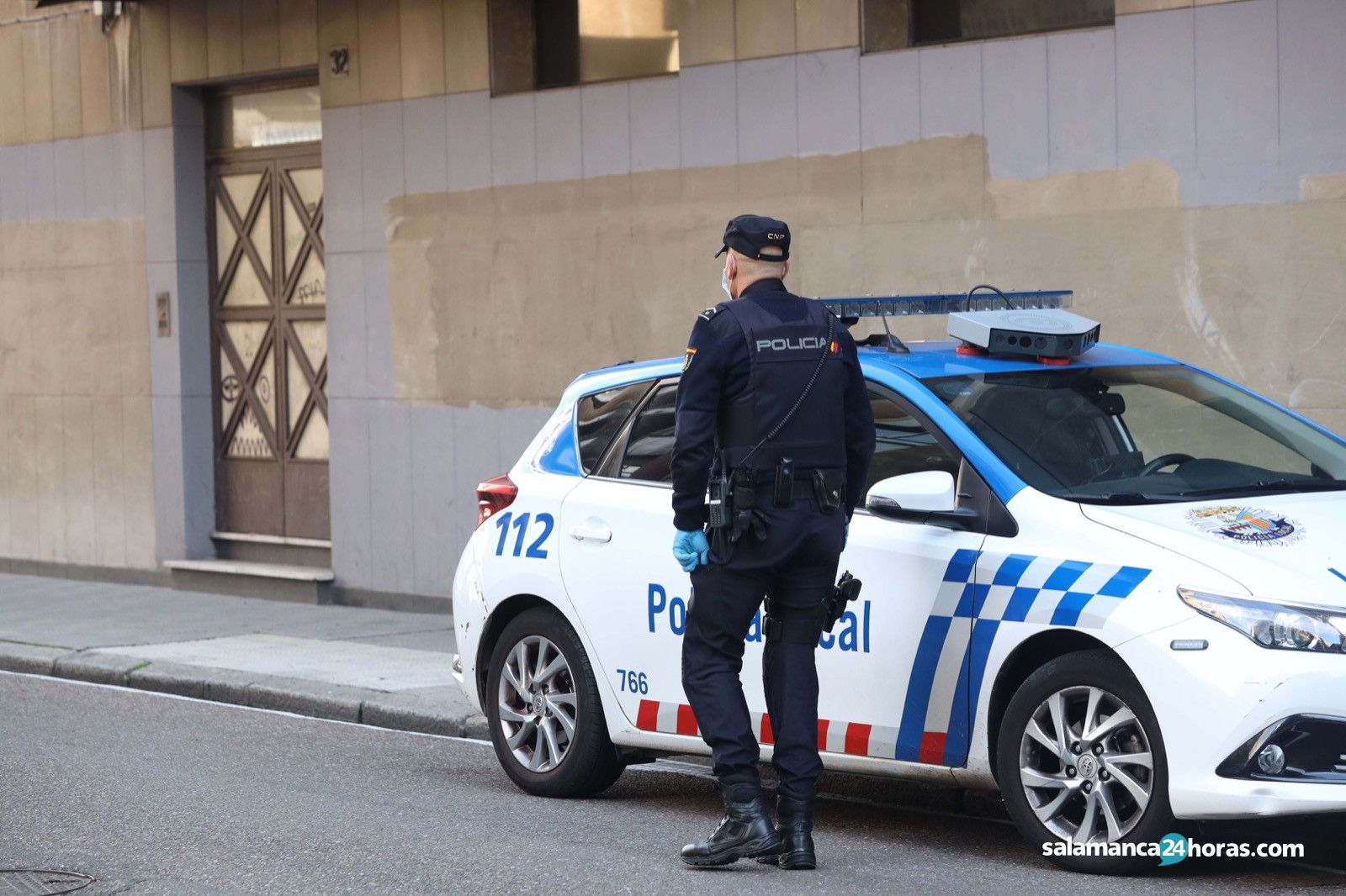  Controles Policía Local y Policía Nacional en avenida de Italia con coches por el coronavirus (23 3 2020) (4) 