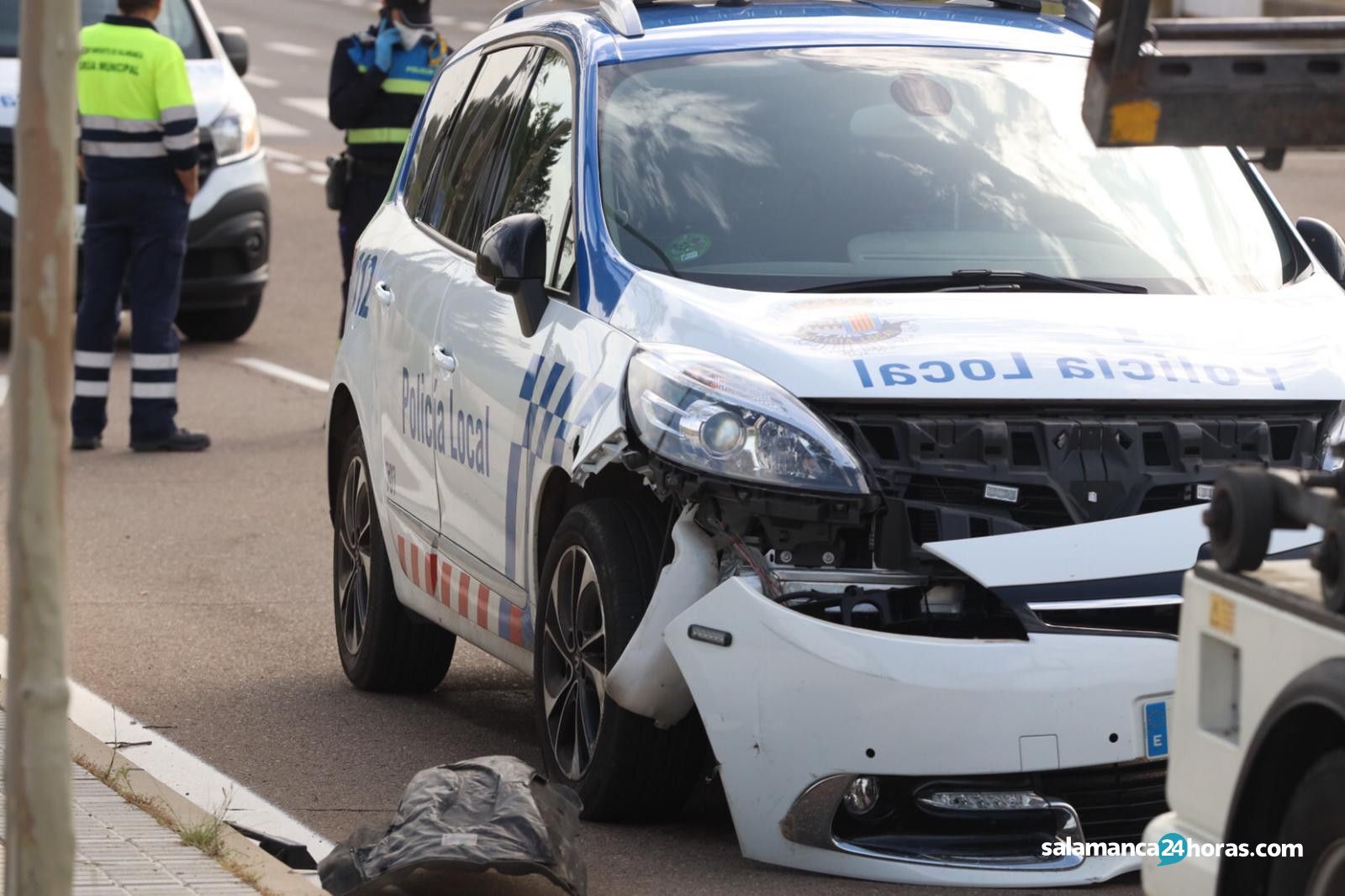  Accidente jefe Policía Local Salamanca (1) 