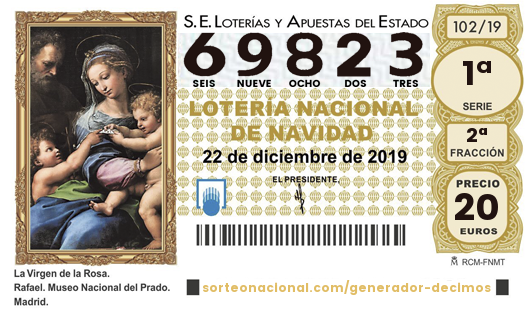 Decimo loteria 2019 69823 1 2 20