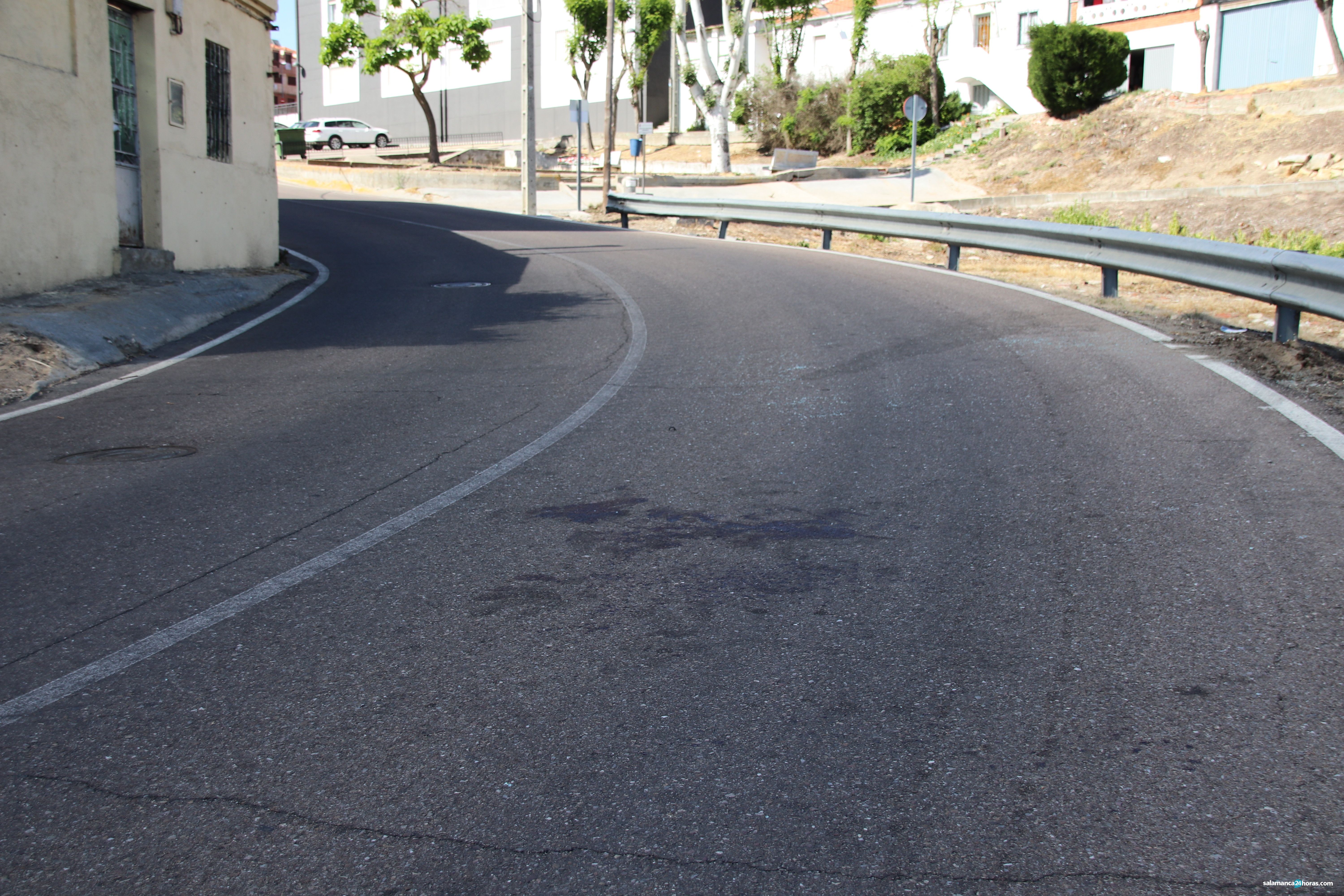 Accidente ciclista en Cabrerizos calle los arroyos (10)
