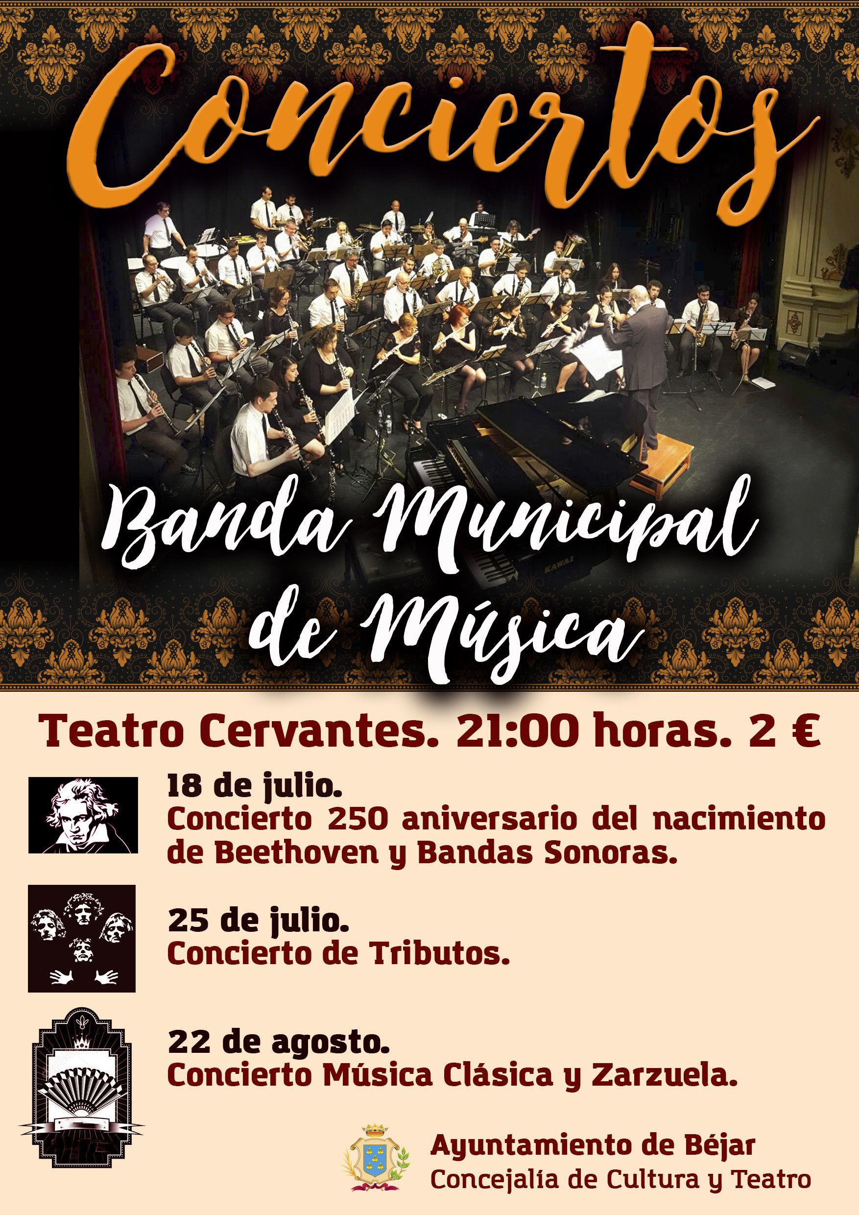 Banda municipal de música conciertos de verano 2020