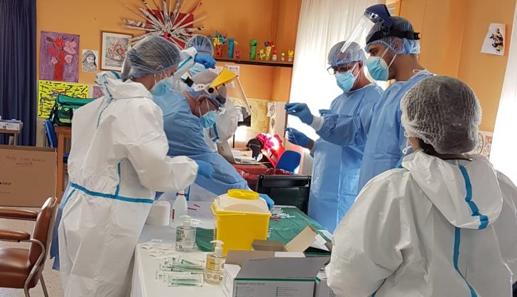 Vacunación COVID en la residencia de Ciudad Rodrigo