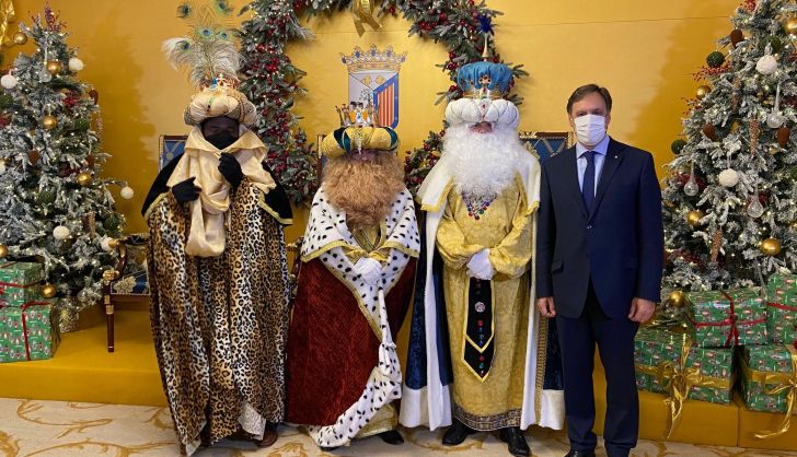 Los Reyes Magos y el alcalde de Salamanca