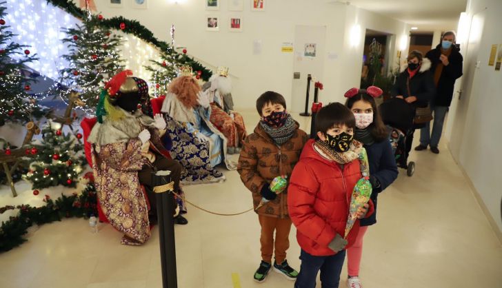 Recepción de los Reyes Magos en el Ayuntamiento de Santa Marta