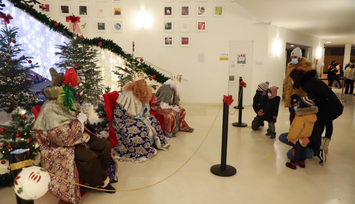 Recepción de los Reyes Magos en el Ayuntamiento de Santa Marta