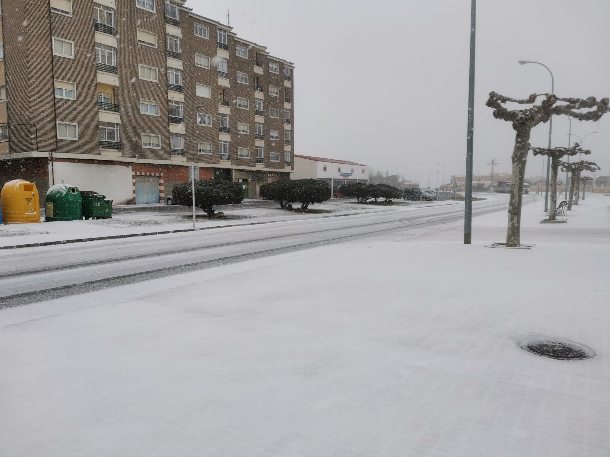 Nieve en Peñaranda de Bracamonte