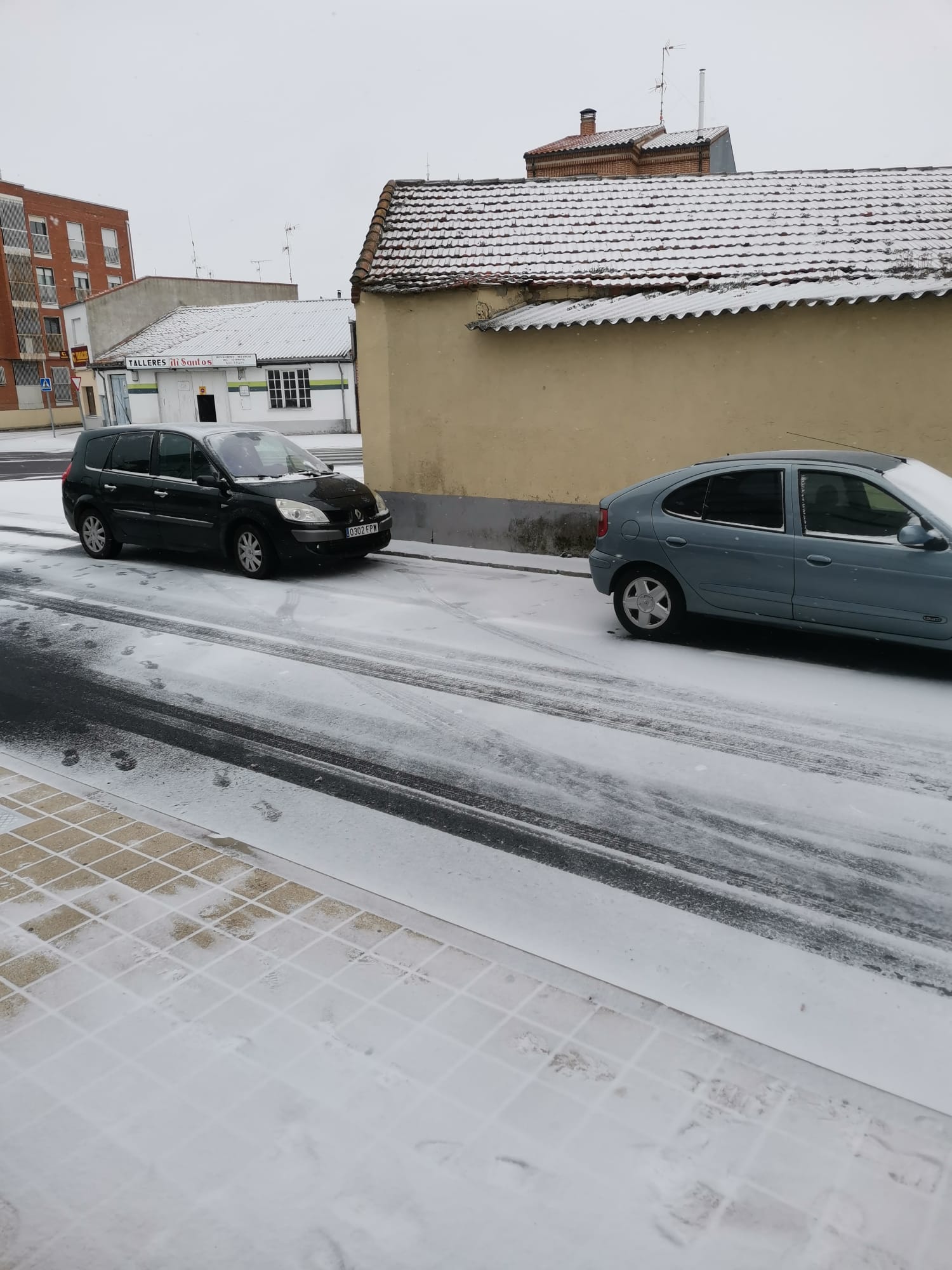 Nieve en Peñaranda de Bracamonte