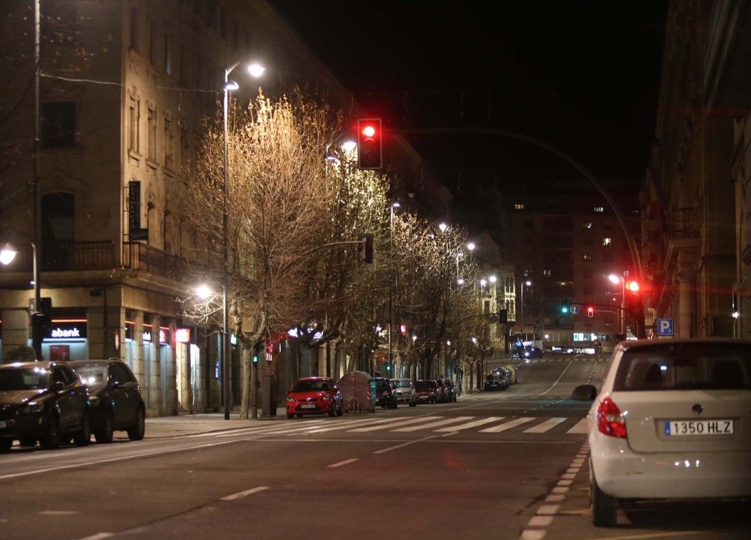 Calles de Salamanca vacías con el toque de queda (3)