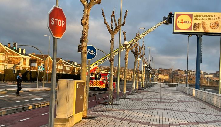 Las fuertes rachas de viento siguen causando contratiempos en Salamanca y el Alfoz