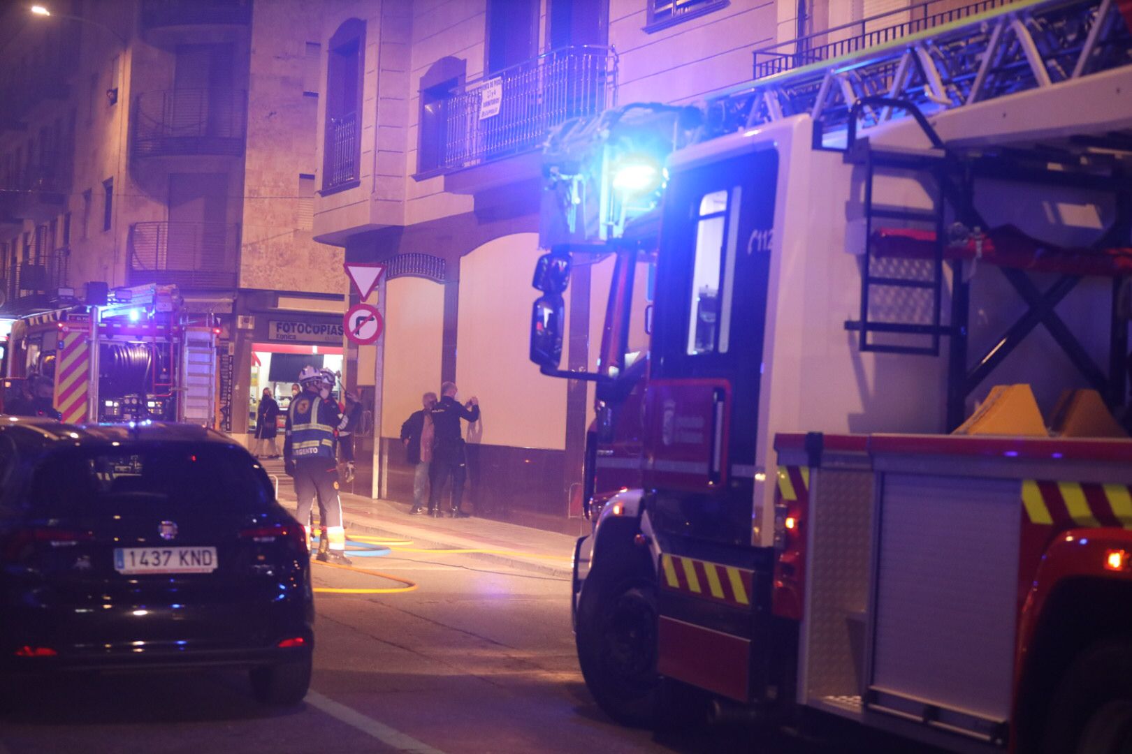 Incendio en un garaje de la calle Fernando de Rojas (7)