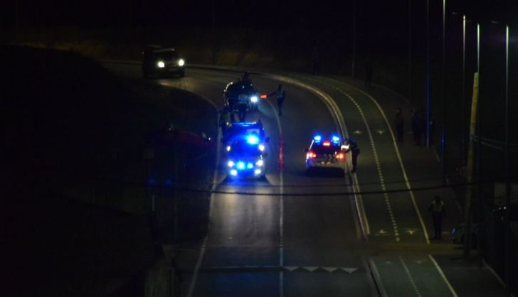 Accidente entre Cabrerizos y Salamanca. | FOTO: SAMUEL MELLADO