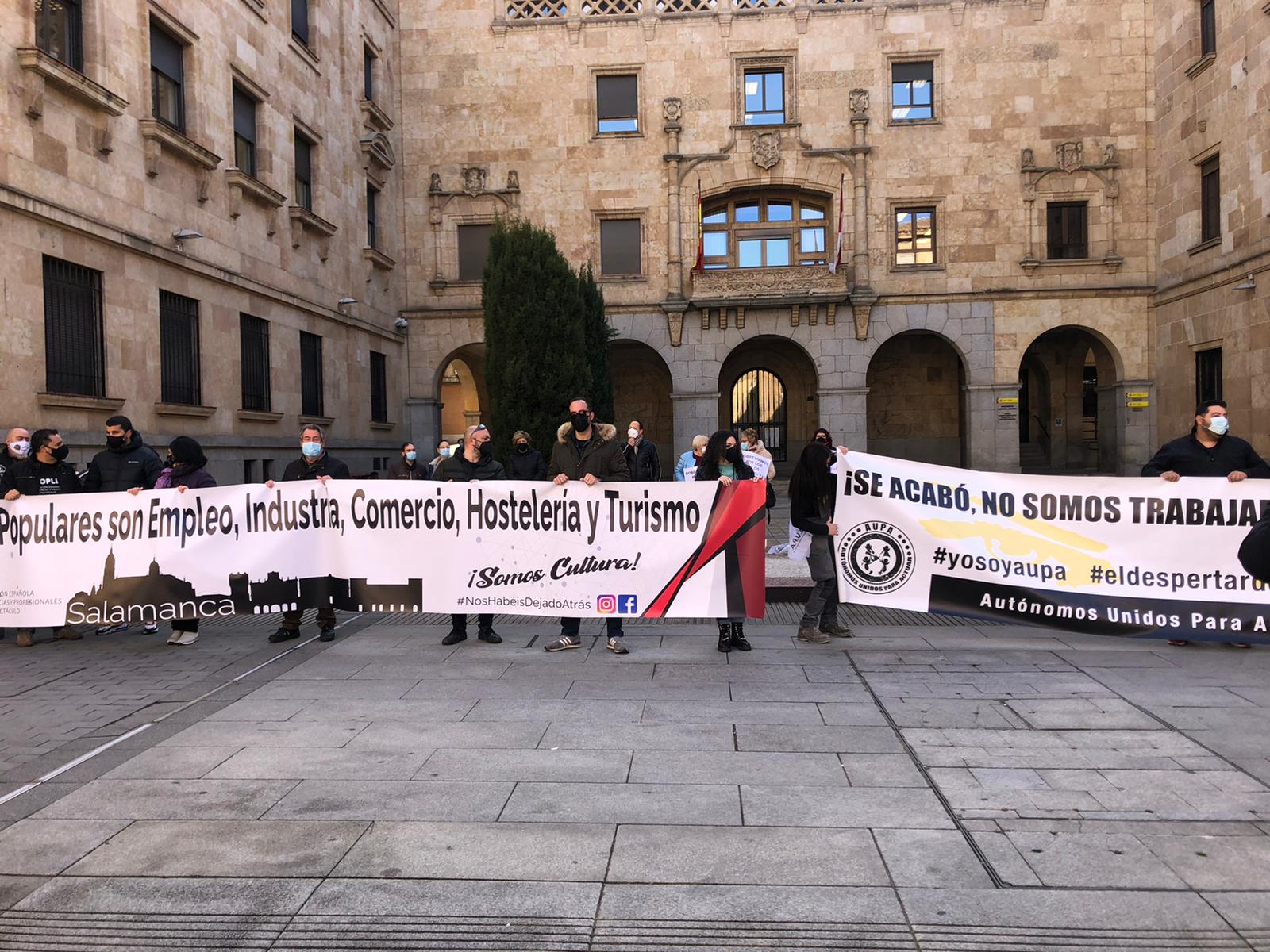 Manifestación de autónomos en Salamanca (1)