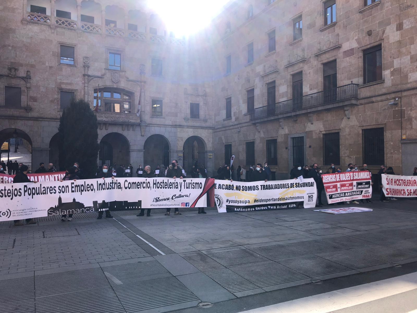 Manifestación de autónomos en Salamanca (2)